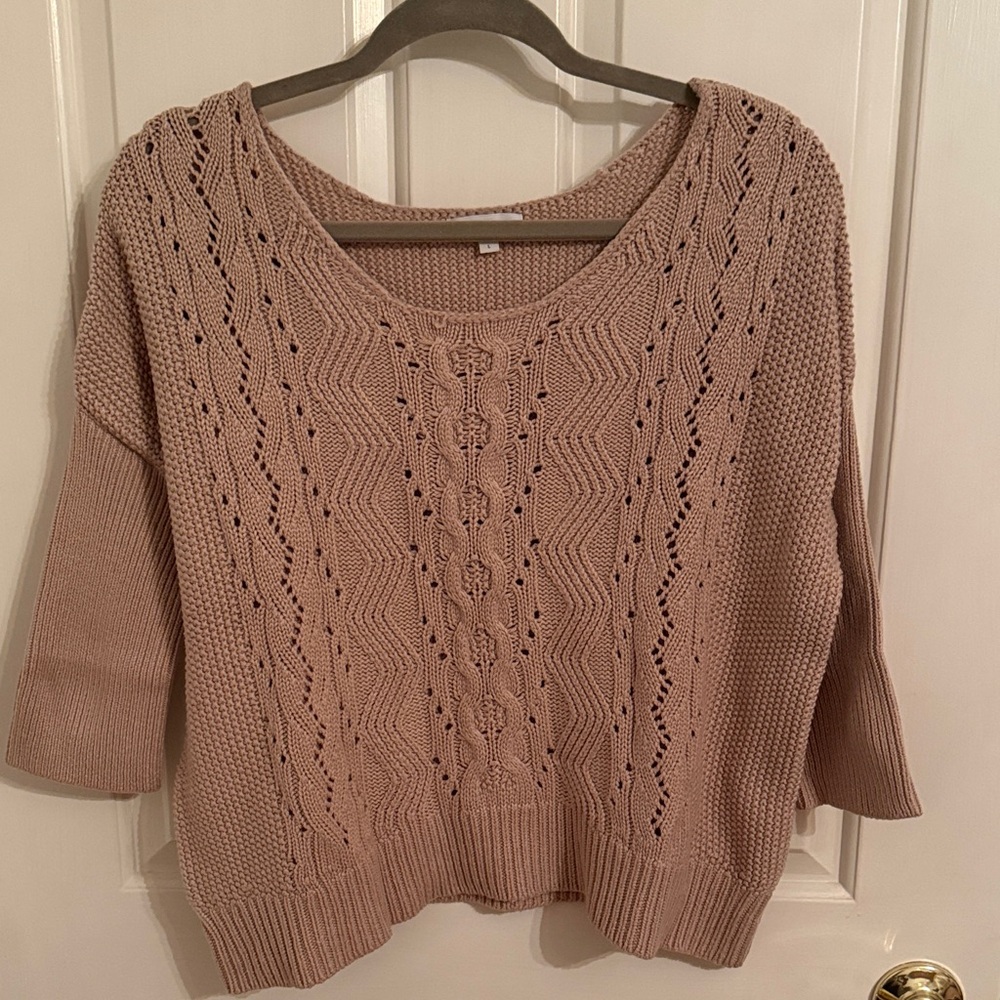 GAP Women's Scoop Neck Sweater - Brown